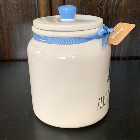 Rae Dunn Disney ALICE IN WONDERLAND Medium Ceramic Canister - Picture 9 of 10